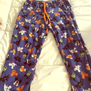 Disney, Mickey Mouse Fleece Pajama Bottoms